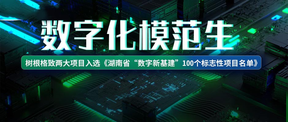數字化模范生！樹根格致兩大項目獲評省級標志性項目